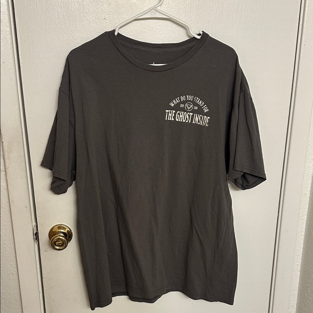 The Ghost Inside: Between the Lines Charcoal Grey Tee